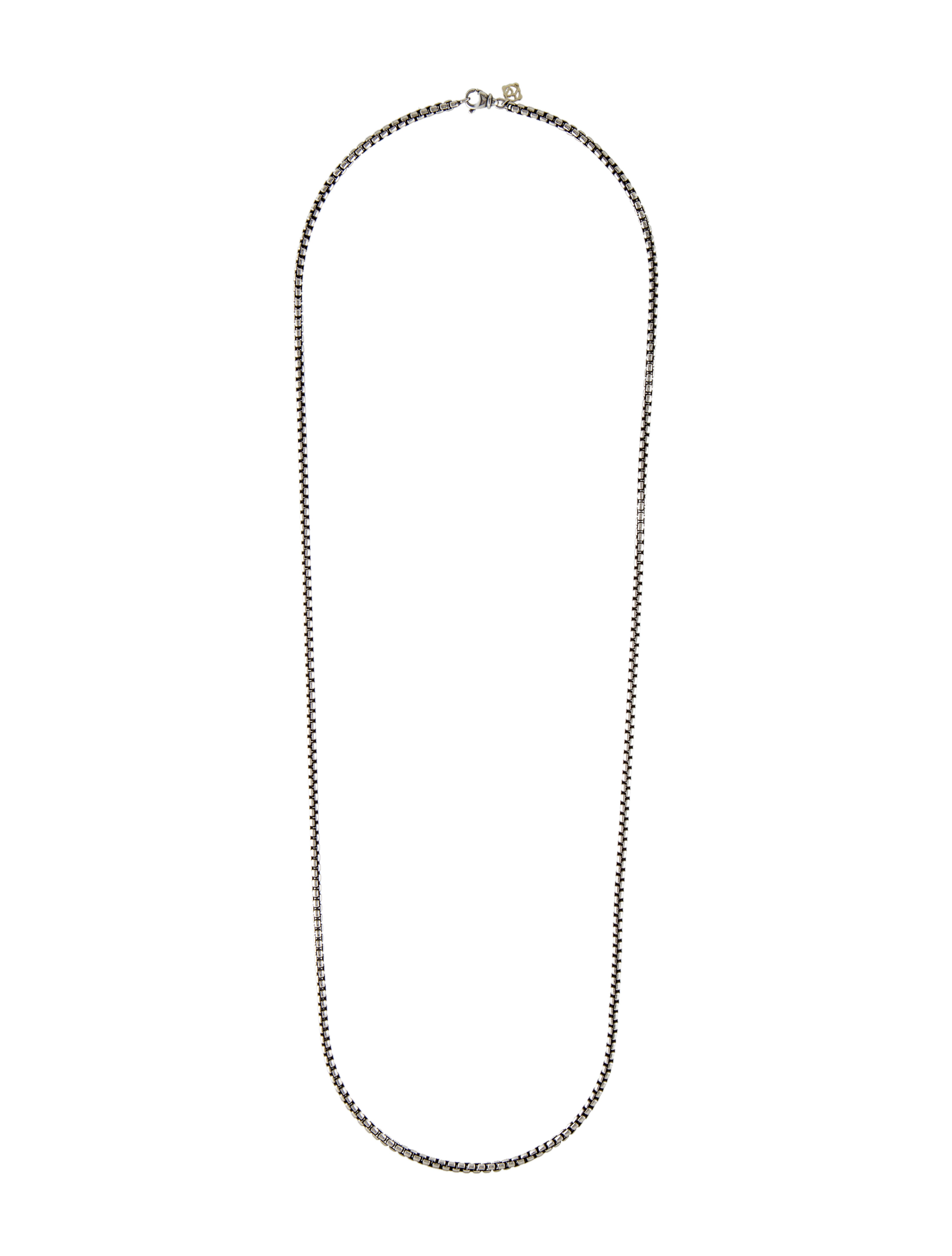 David Yurman Medium Box Link Chain Necklace