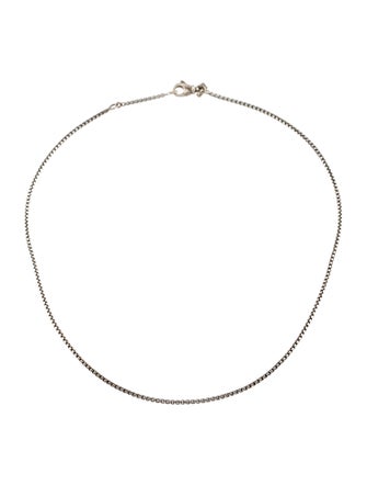 David Yurman Small Box Chain Necklace