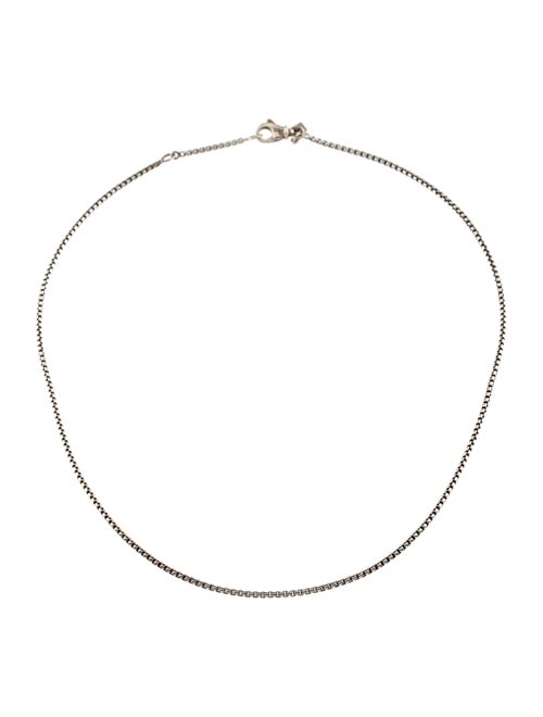 David Yurman Small Box Chain Necklace