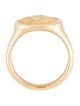 David Yurman 18K Petrvs Lion Signet Pinky Ring