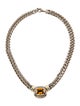 David Yurman Citrine Double Wheat Chain Albion Pendant Necklace