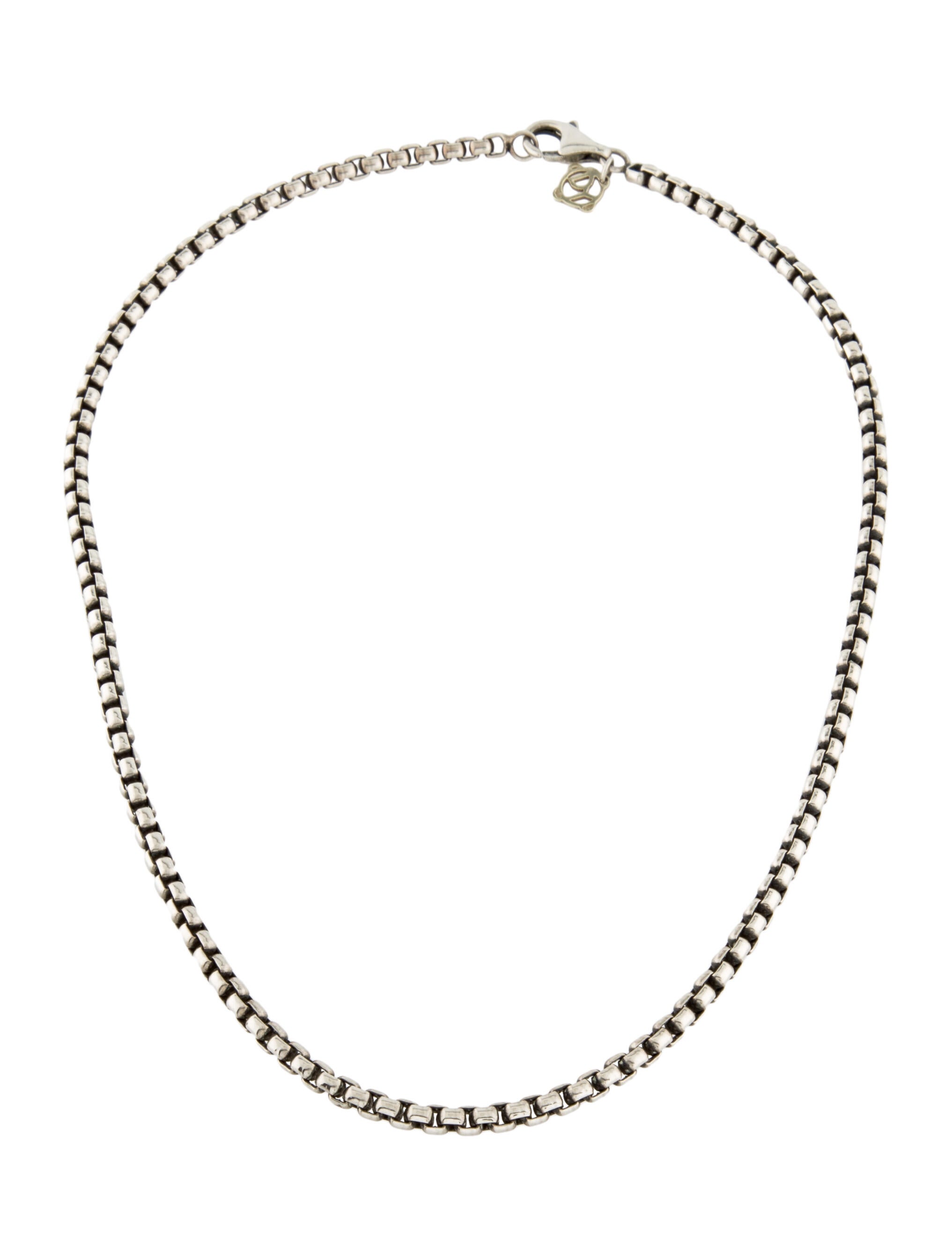 David Yurman Box Link Chain Necklace