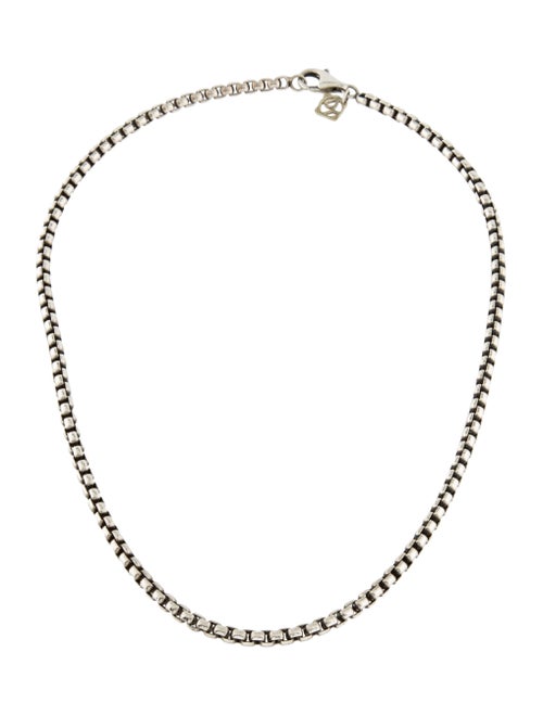 David Yurman Box Link Chain Necklace