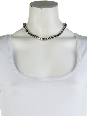 David Yurman Two-Tone Wheat Chain Necklace