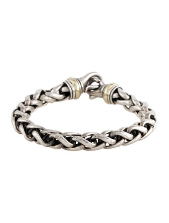 David Yurman Two-Tone Wheat Chain Bracelet