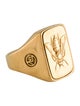 David Yurman 22K Petrvs Bee Signet Ring
