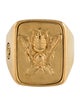 David Yurman 22K Petrvs Bee Signet Ring