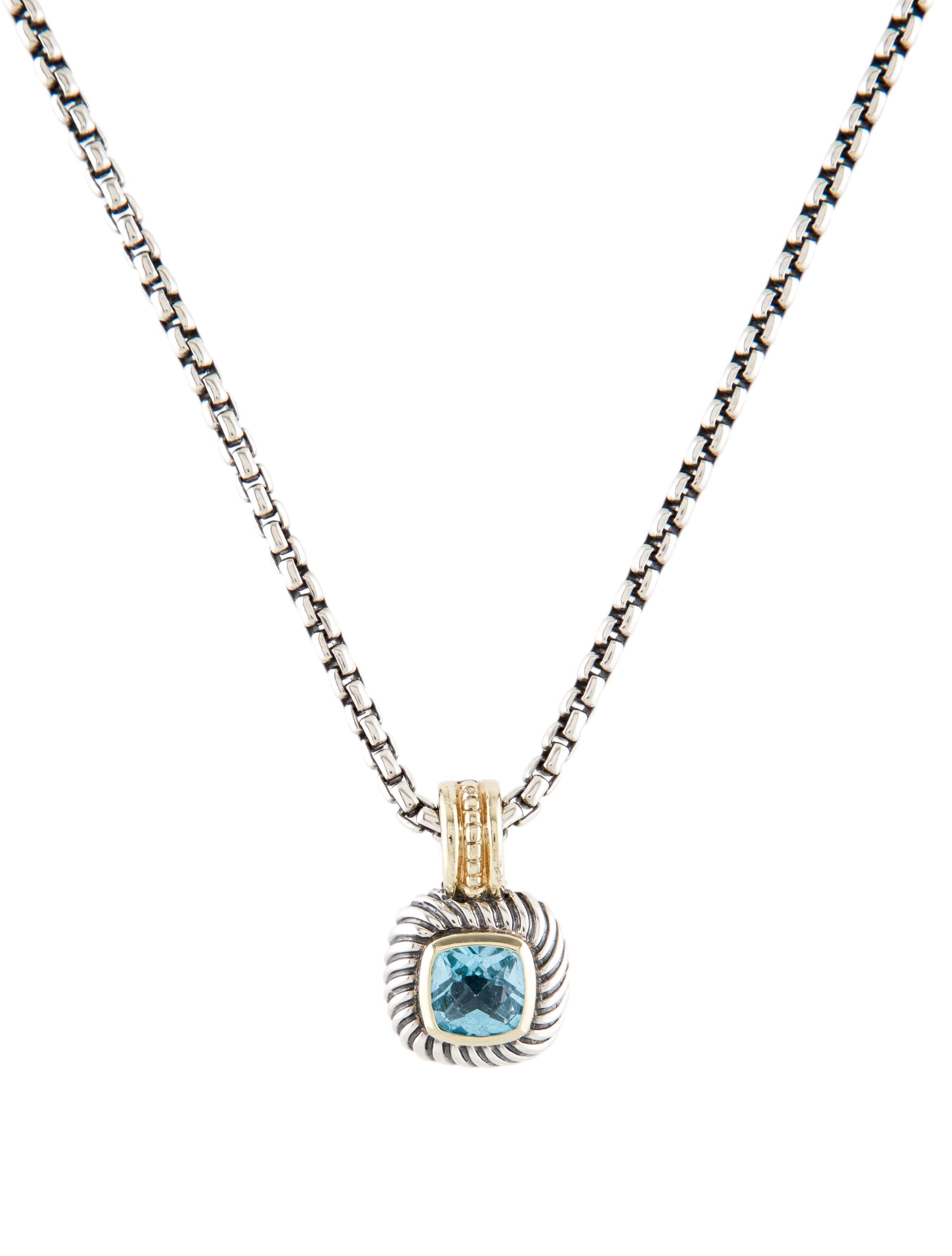 David Yurman 18K Roman Star of David Amulet Pendant Necklace 18K