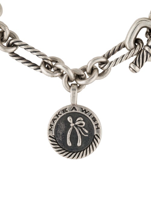 David Yurman Make a Wish Charm Link Bracelet