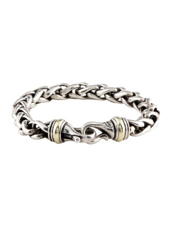 David Yurman Two-Tone Wheat Chain Bracelet