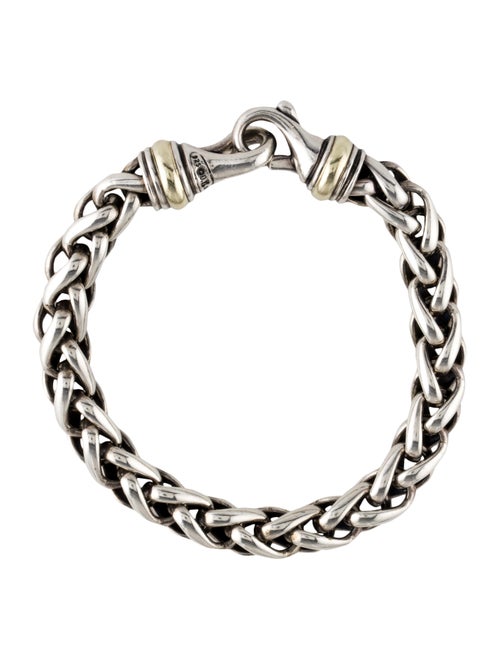 David Yurman Two-Tone Wheat Chain Bracelet