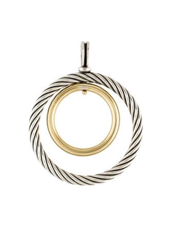 David Yurman Two-Tone Mobile Circle Pendant