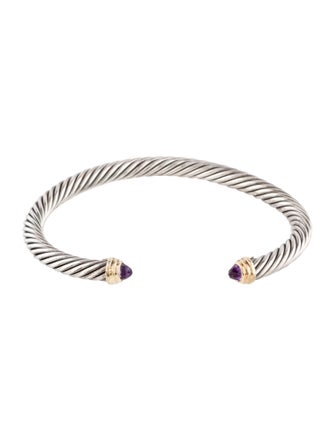 David Yurman Amethyst Cable Classics Bracelet
