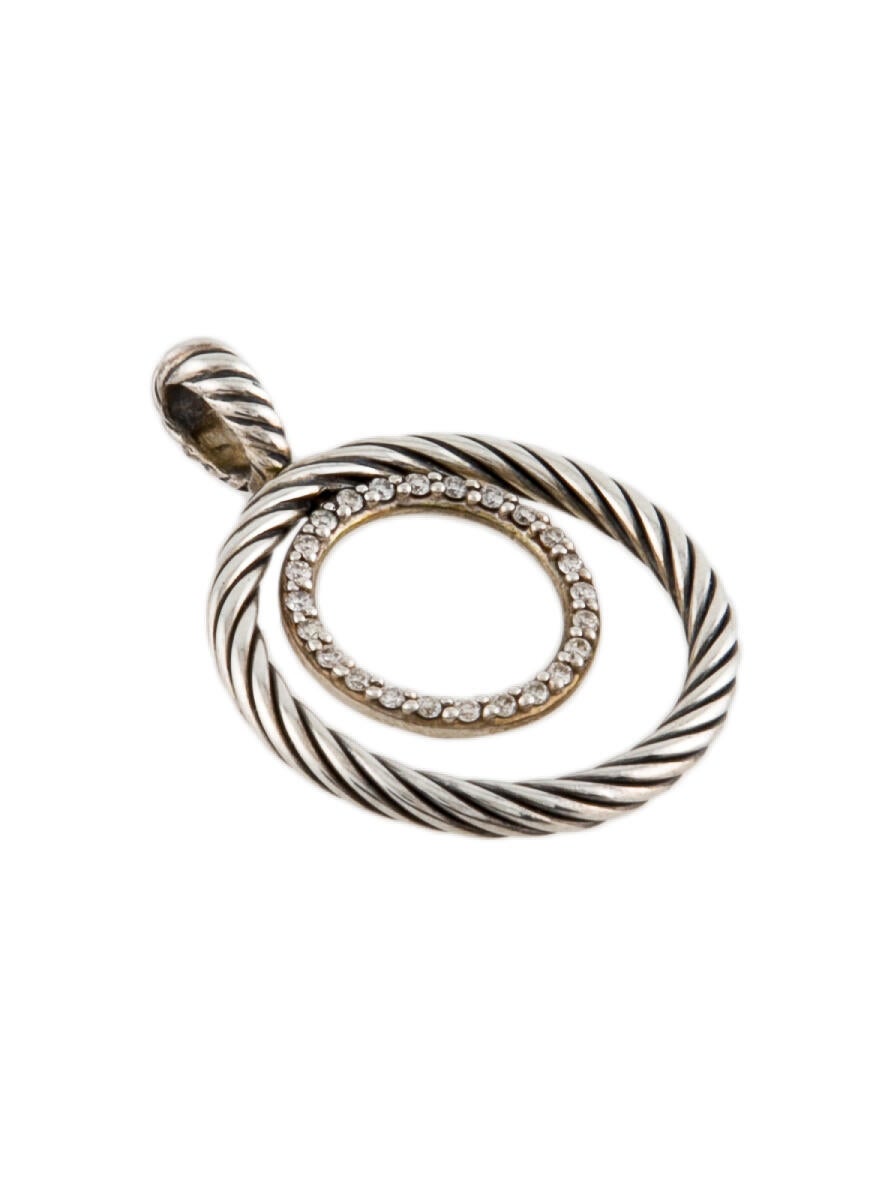 David Yurman Diamond Mobile Circle Pendant