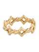 David Yurman 18K Venetian Quatrefoil Stacking Ring