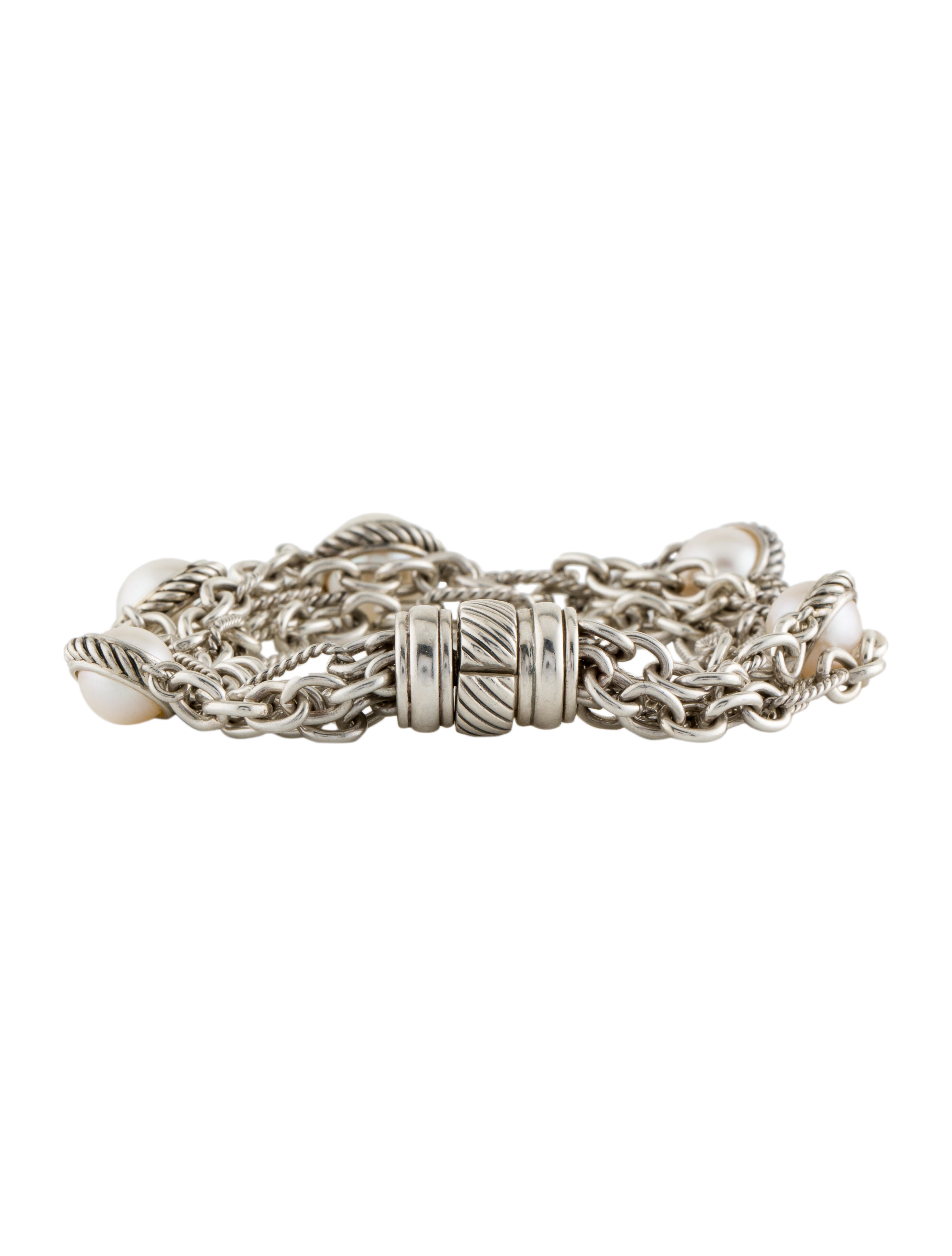 David Yurman Pearl Multi-Strand Bracelet