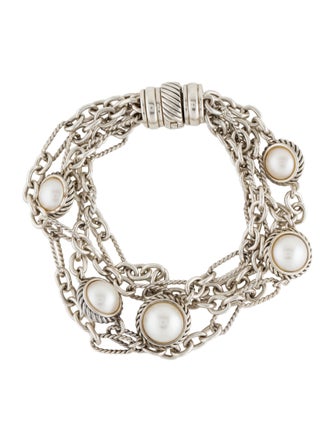 David Yurman Pearl Multi-Strand Bracelet