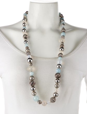 David Yurman Multistone Beaded Necklace
