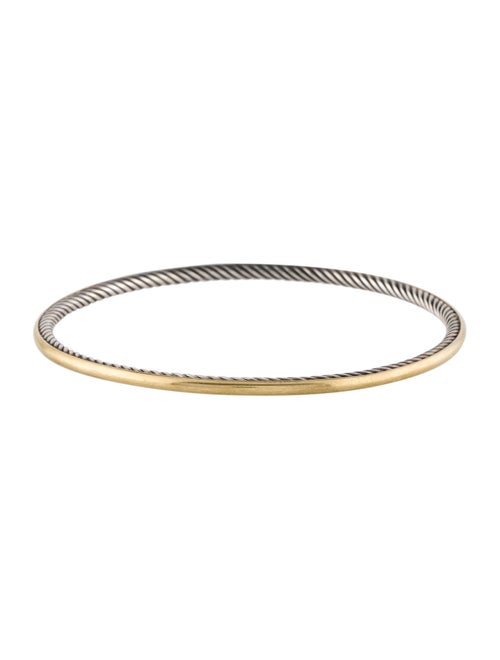 David Yurman Two-Tone Cable Inside Bangle