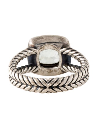 David Yurman Prasiolite & Diamond Petite Albion Cocktail Ring