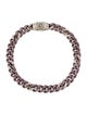 David Yurman Sapphire Petite Pave Curb Link Bracelet