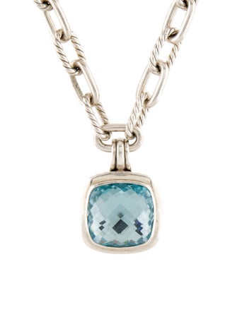 David Yurman Topaz Albion Enhancer Linked Necklace