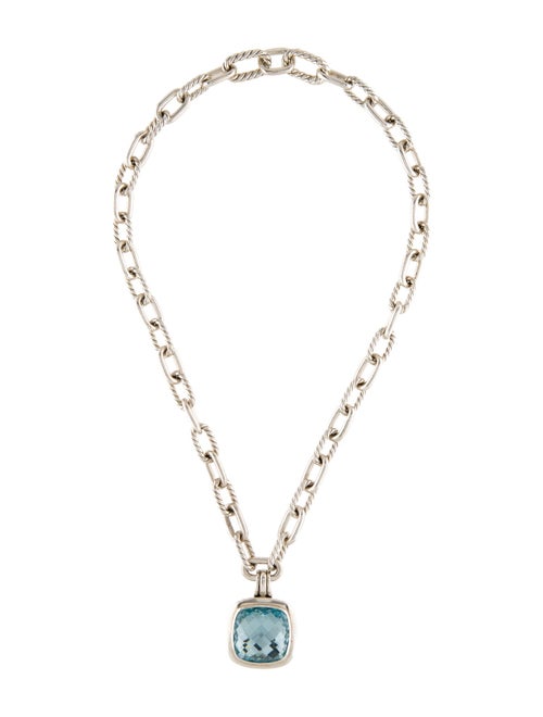 David Yurman Topaz Albion Enhancer Linked Necklace