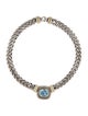 David Yurman Topaz Albion Double Strand Necklace