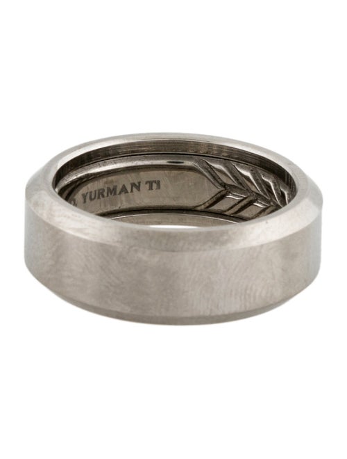 David Yurman Titanium Streamline Beveled Band