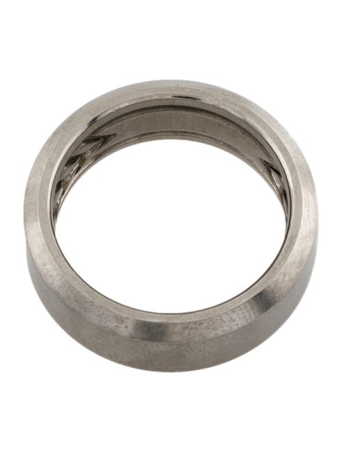David Yurman Titanium Streamline Beveled Band