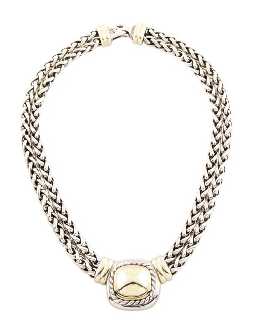 David Yurman Albion Double Wheat Chain Necklace