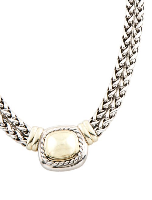 David Yurman Albion Double Wheat Chain Necklace
