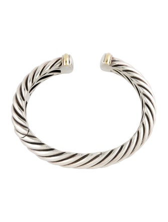 David Yurman Two-Tone Sculpted Cable Cuff