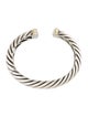 David Yurman Two-Tone Sculpted Cable Cuff