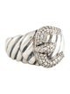 David Yurman Diamond Buckle Ring