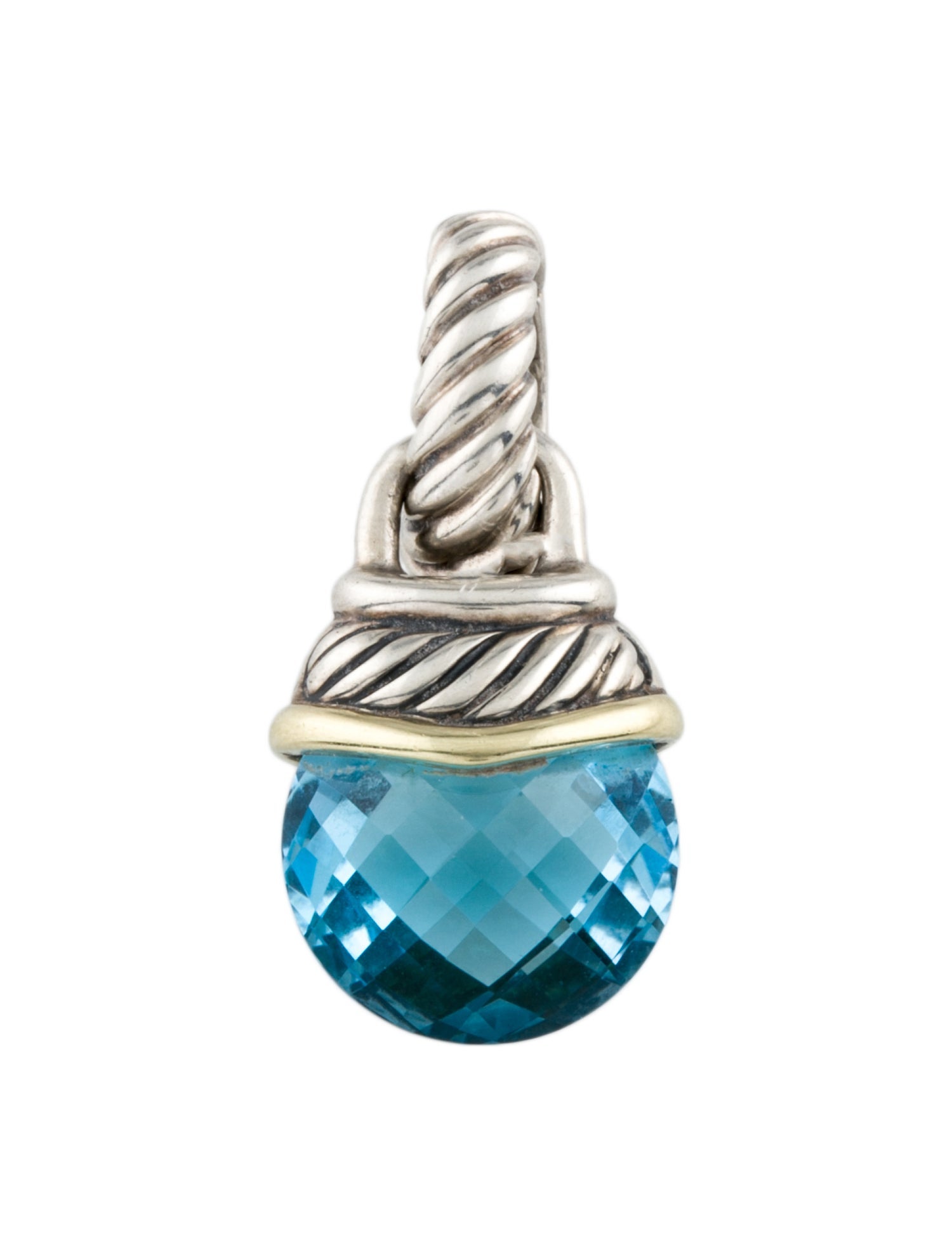David Yurman Topaz Acorn Pendant