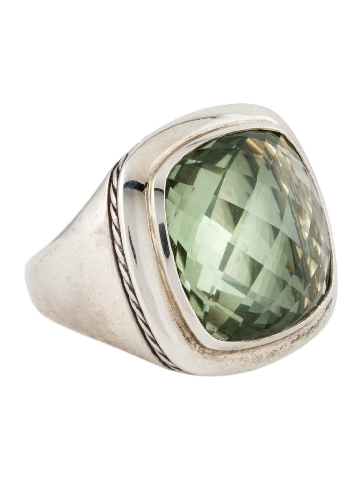 David Yurman Prasiolite Cocktail Ring