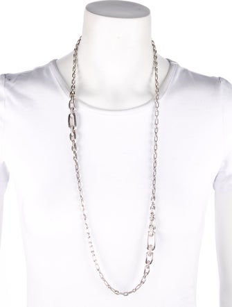 David Yurman Diamond Wellesley Long Chain Necklace