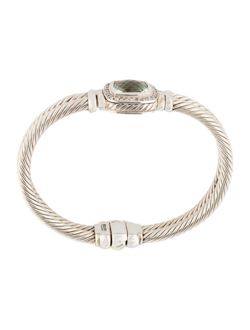 David Yurman Diamond & Prasiolite Albion Bracelet