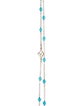 David Yurman Turquoise Bead Station Necklace