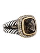 David Yurman Smoky Quartz & Diamond Albion Ring