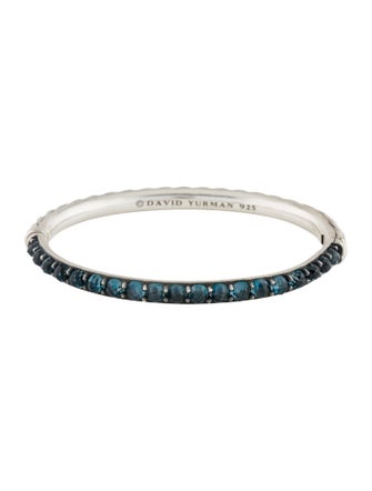 David Yurman Topaz Osetra Hinged Bangle Bracelet