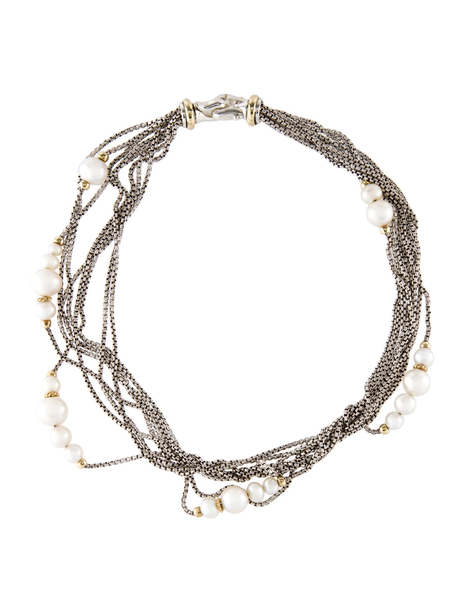 David Yurman Pearl Multistrand Necklace