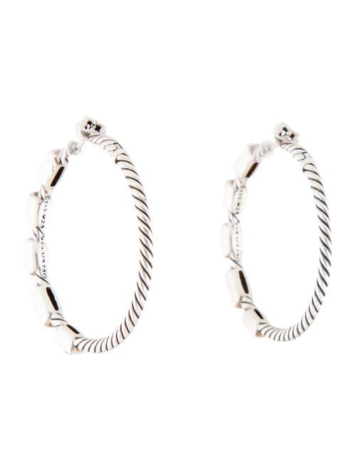 David Yurman Multistone Confetti Hoop Earrings