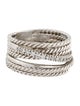 David Yurman Diamond Crossover Band Ring