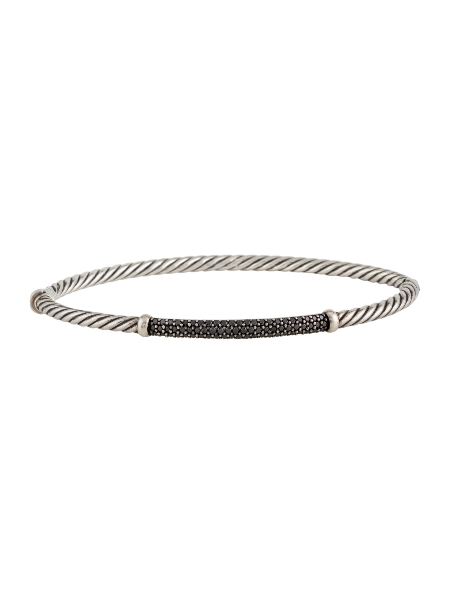 David Yurman Diamond Metro Bar Bracelet