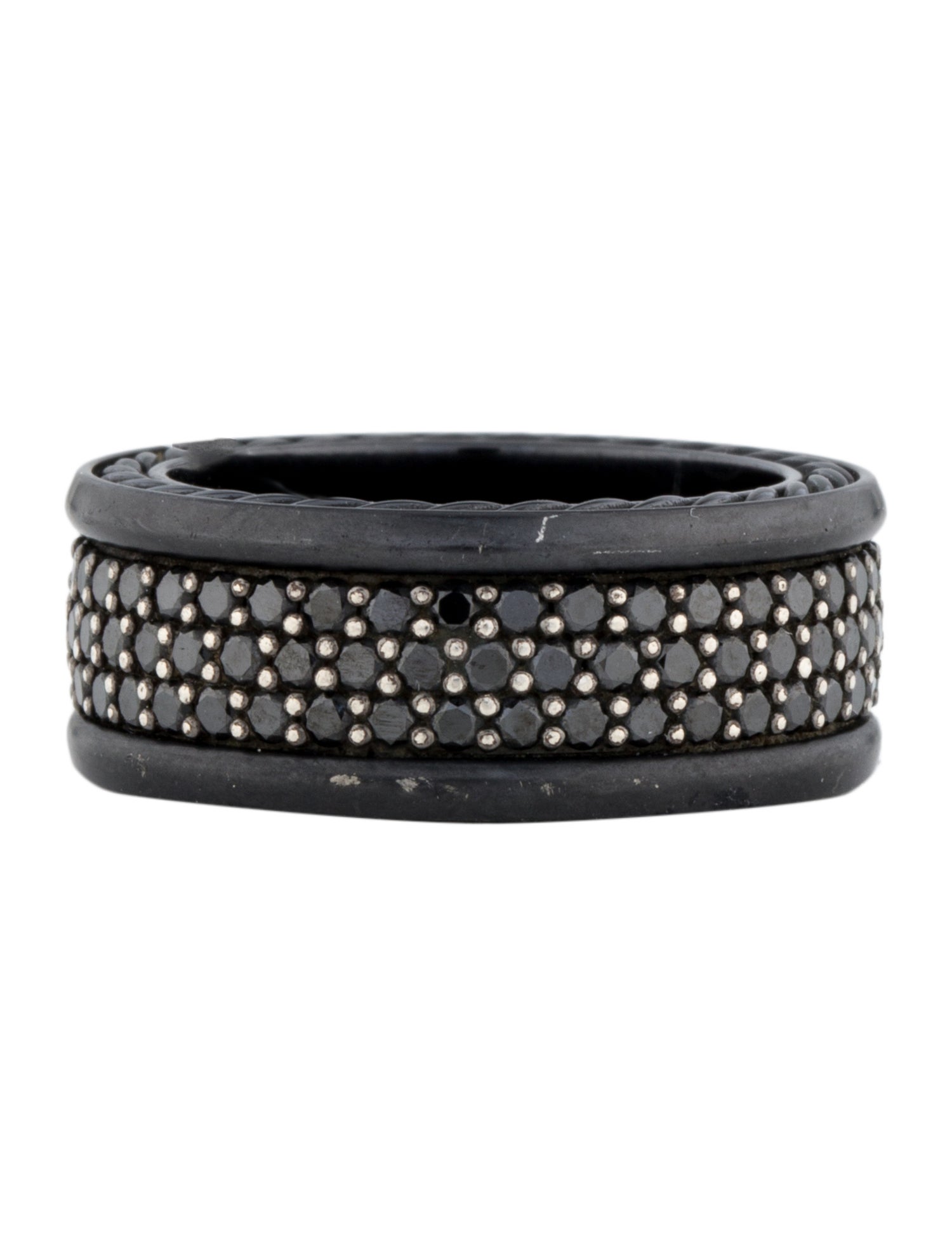 David Yurman Streamline Diamond Three Row Band