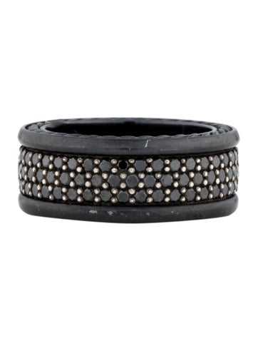 David Yurman Band Streamline Diamond Three Row 6