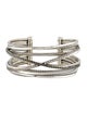 David Yurman Diamond Crossover Five-Row Cuff Bracelet