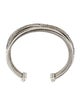 David Yurman Diamond Crossover Five-Row Cuff Bracelet
